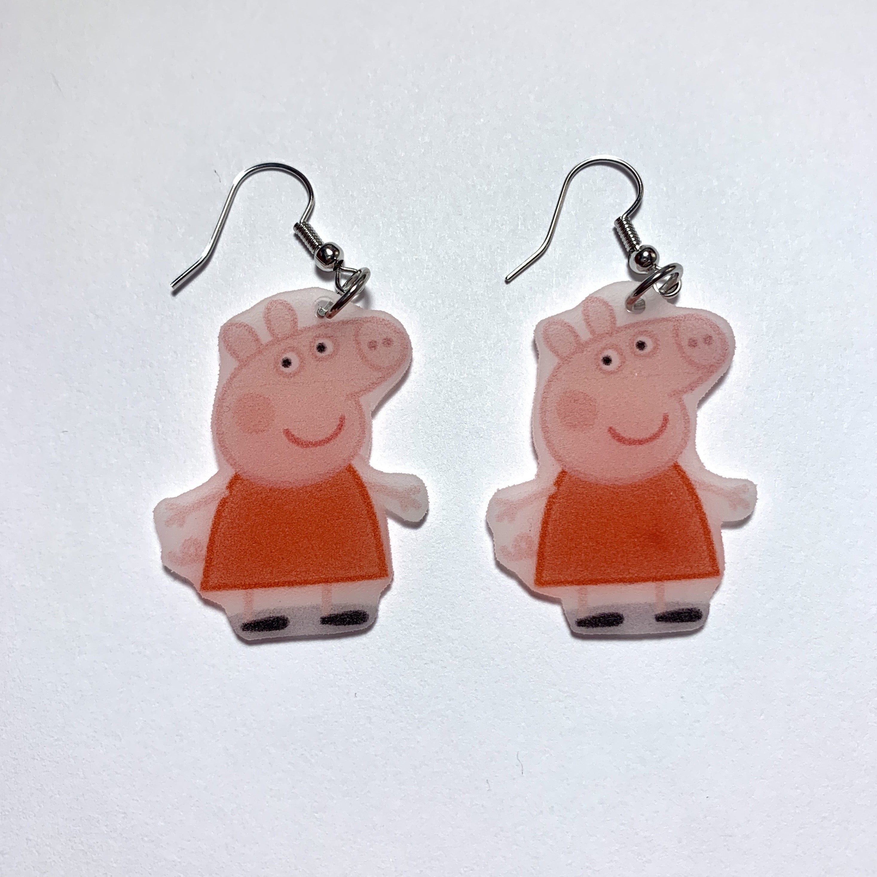 Peppa pig earrings on sale
