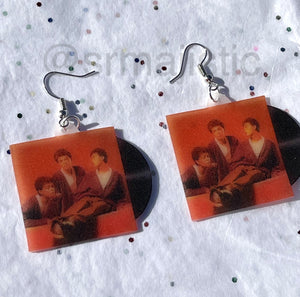 Isaac Dunbar Evil Twin Vinyl Album Handmade Earrings!