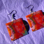MICHELLE Unbound Vinyl Single Handmade Earrings!