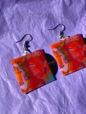 MICHELLE Unbound Vinyl Single Handmade Earrings!