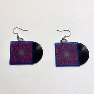 The Black Keys Turn Blue Vinyl Album Handmade Earrings!