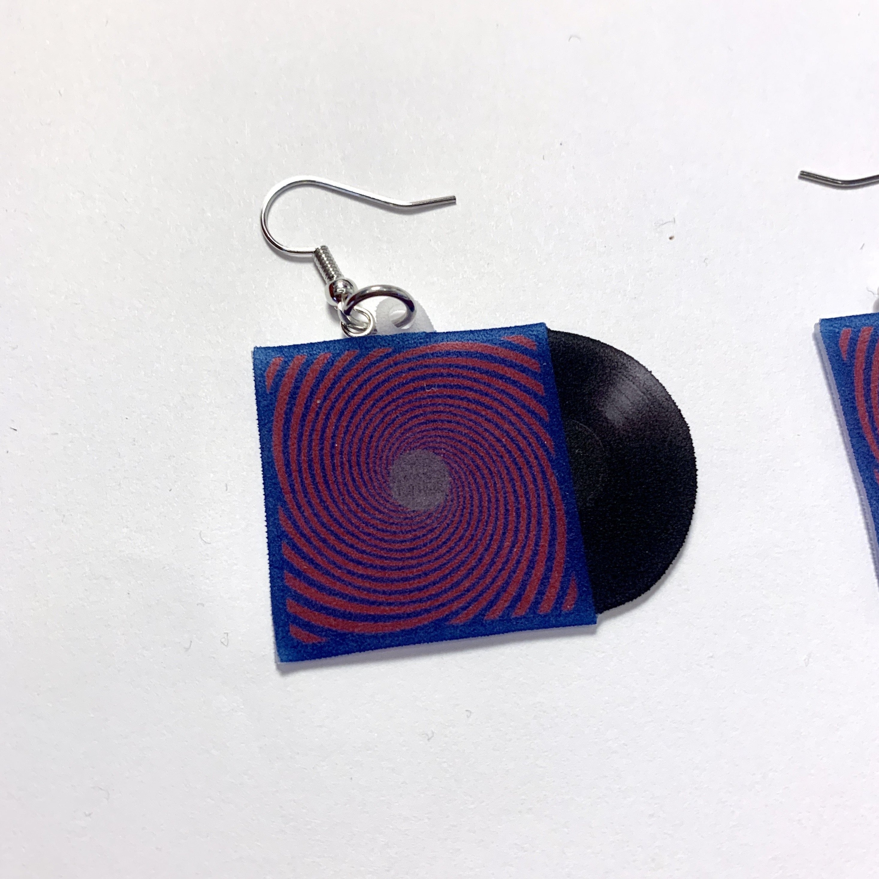 The Black Keys Turn Blue Vinyl Album Handmade Earrings!