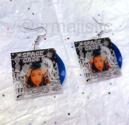 Beabadoobee Space Cadet EP Vinyl Album Handmade Earrings!