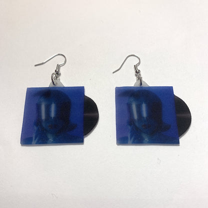 Chloe MK Cosmic Vinyl Album Handmade Earrings!