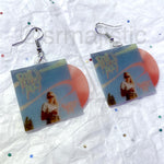 Peach Pit Sweet FA Vinyl Album Handmade Earrings!