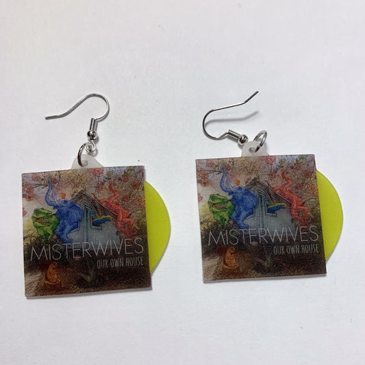 Misterwives Our Own House Vinyl Album Handmade Earrings!