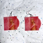 Doja Cat Hot Pink Vinyl Album Handmade Earrings!