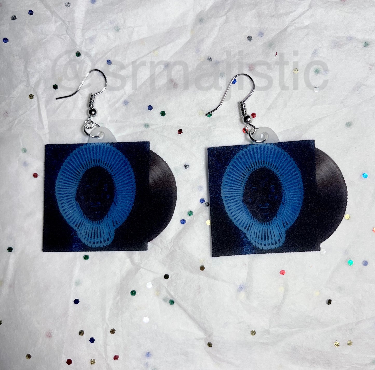 Childish Gambino Awaken, My Love! Vinyl Album Handmade Earrings!