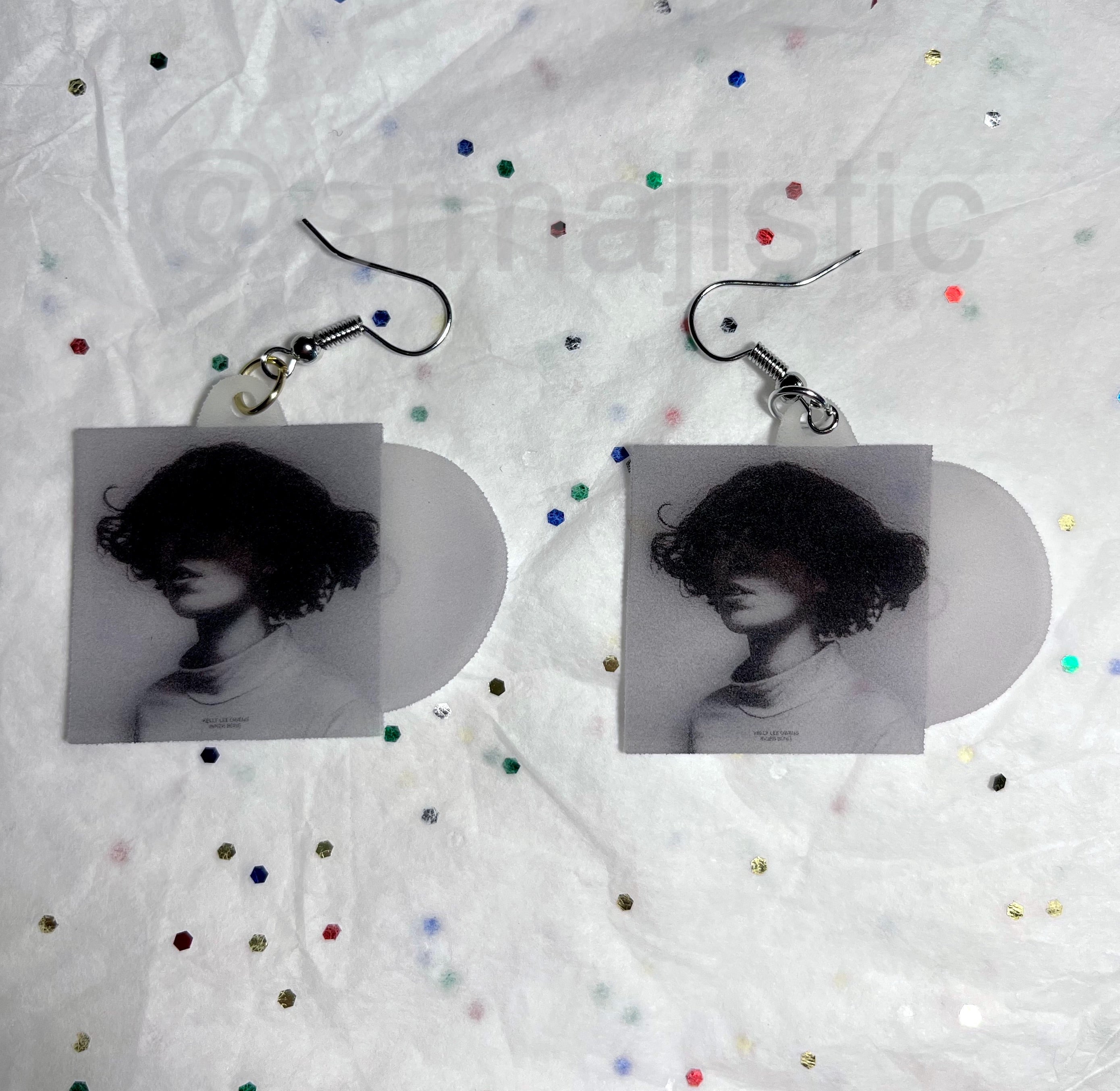 Kelly Lee Owens Inner Song Vinyl Album Handmade Earrings!