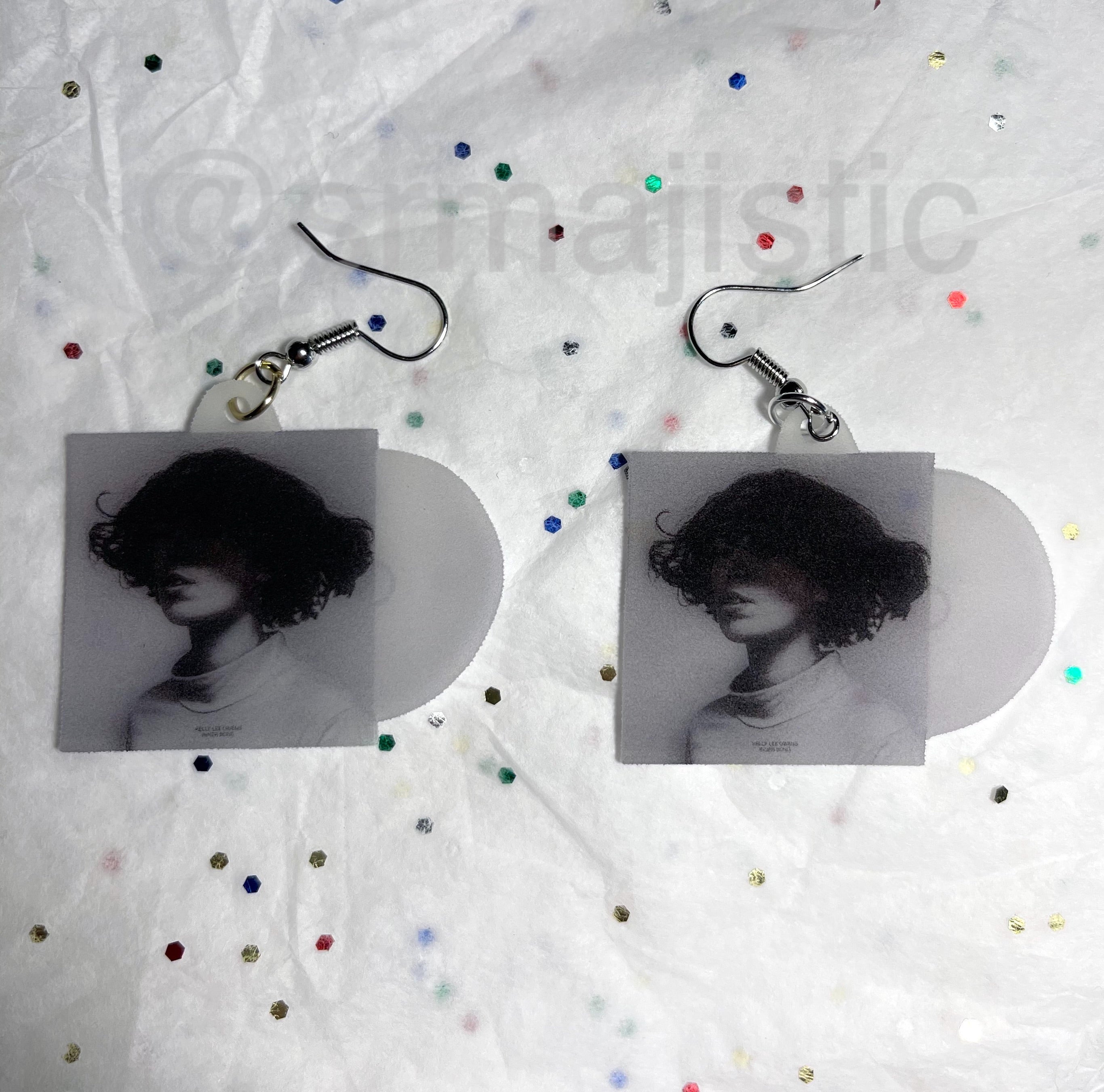 Kelly Lee Owens Inner Song Vinyl Album Handmade Earrings!