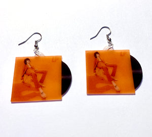 LP Heart to Mouth Vinyl Album Handmade Earrings!