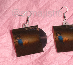 Mitski Retired from Sad, New Career in Business Vinyl Album Handmade Earrings!
