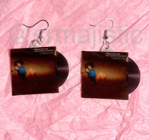 Mitski Retired from Sad, New Career in Business Vinyl Album Handmade Earrings!