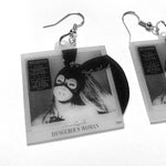 Ariana Grande Dangerous Woman Vinyl Album Handmade Earrings!
