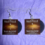 Bastille Bad Blood Vinyl Album Handmade Earrings!