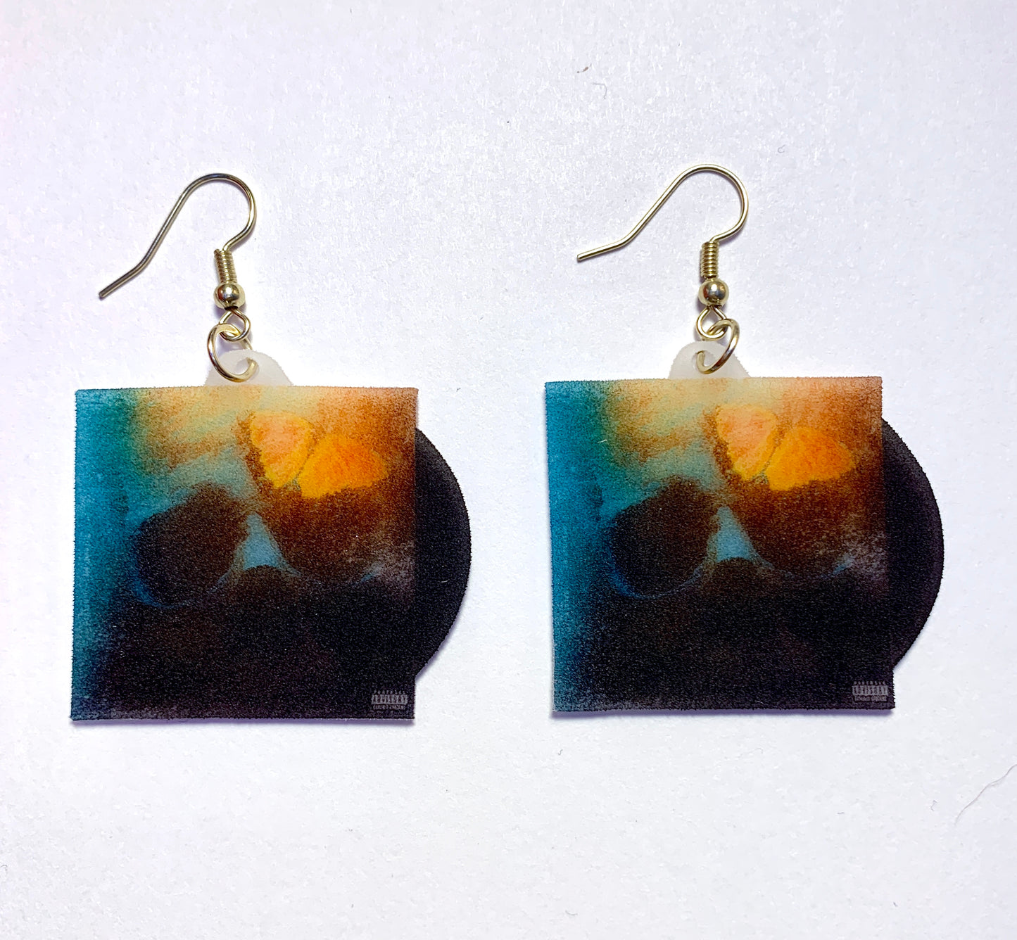 Halsey Without Me Vinyl Single Handmade Earrings!