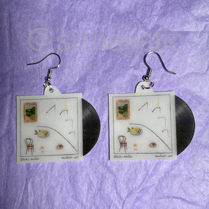 Blake Mills Mutable Set Vinyl Album Handmade Earrings!