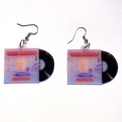 Glass Animals Dreamland Vinyl Album Handmade Earrings!