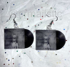 The Lumineers Cleopatra Vinyl Album Handmade Earrings!