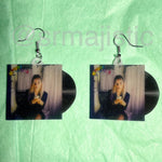 Maude Latour Block Your Number Vinyl Single Handmade Earrings!