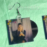 Maude Latour Block Your Number Vinyl Single Handmade Earrings!