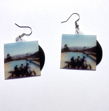 Jonas Brothers Happiness Begins Vinyl Album Handmade Earrings!