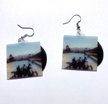 Jonas Brothers Happiness Begins Vinyl Album Handmade Earrings!