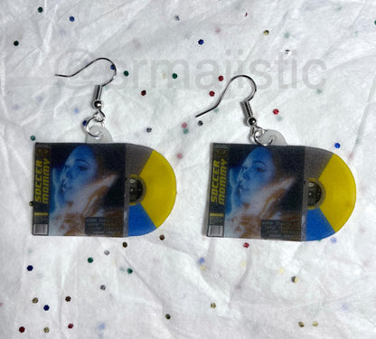Soccer Mommy Color Theory Vinyl Album Handmade Earrings!