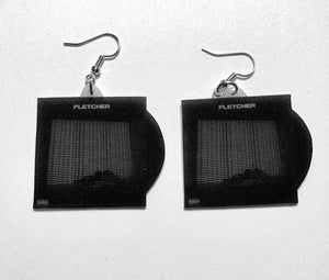 Fletcher You Ruined New York City For Me Vinyl Album Handmade Earrings!