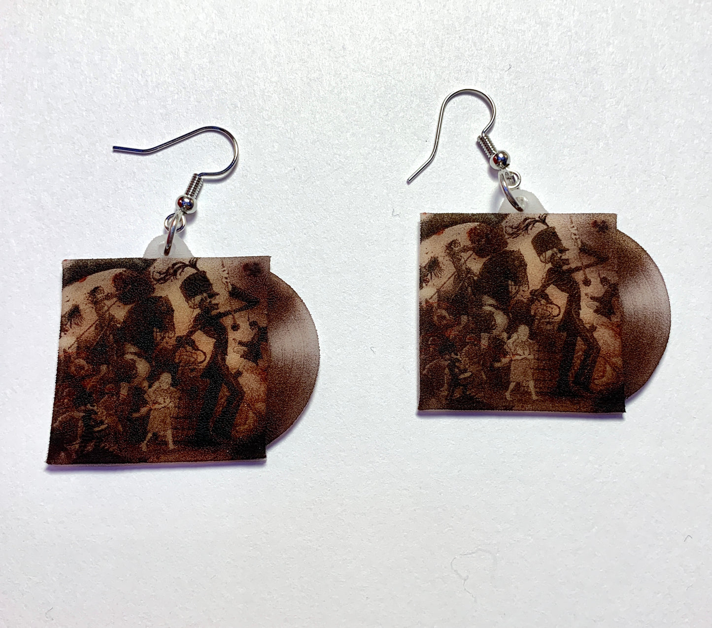 My Chemical Romance Collection of Vinyl Album Handmade Earrings!