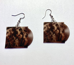 My Chemical Romance Collection of Vinyl Album Handmade Earrings!