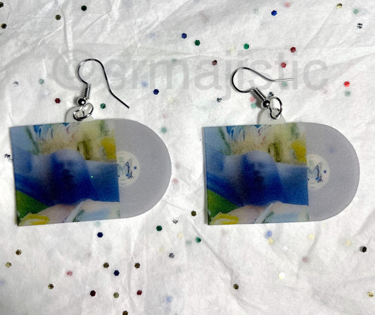Lyra Pramuk Fountain Vinyl Album Handmade Earrings!