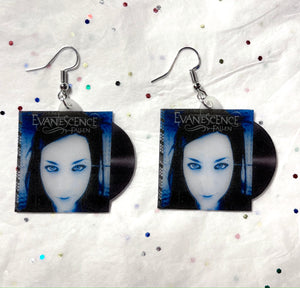 Evanescence Fallen Vinyl Album Handmade Earrings!