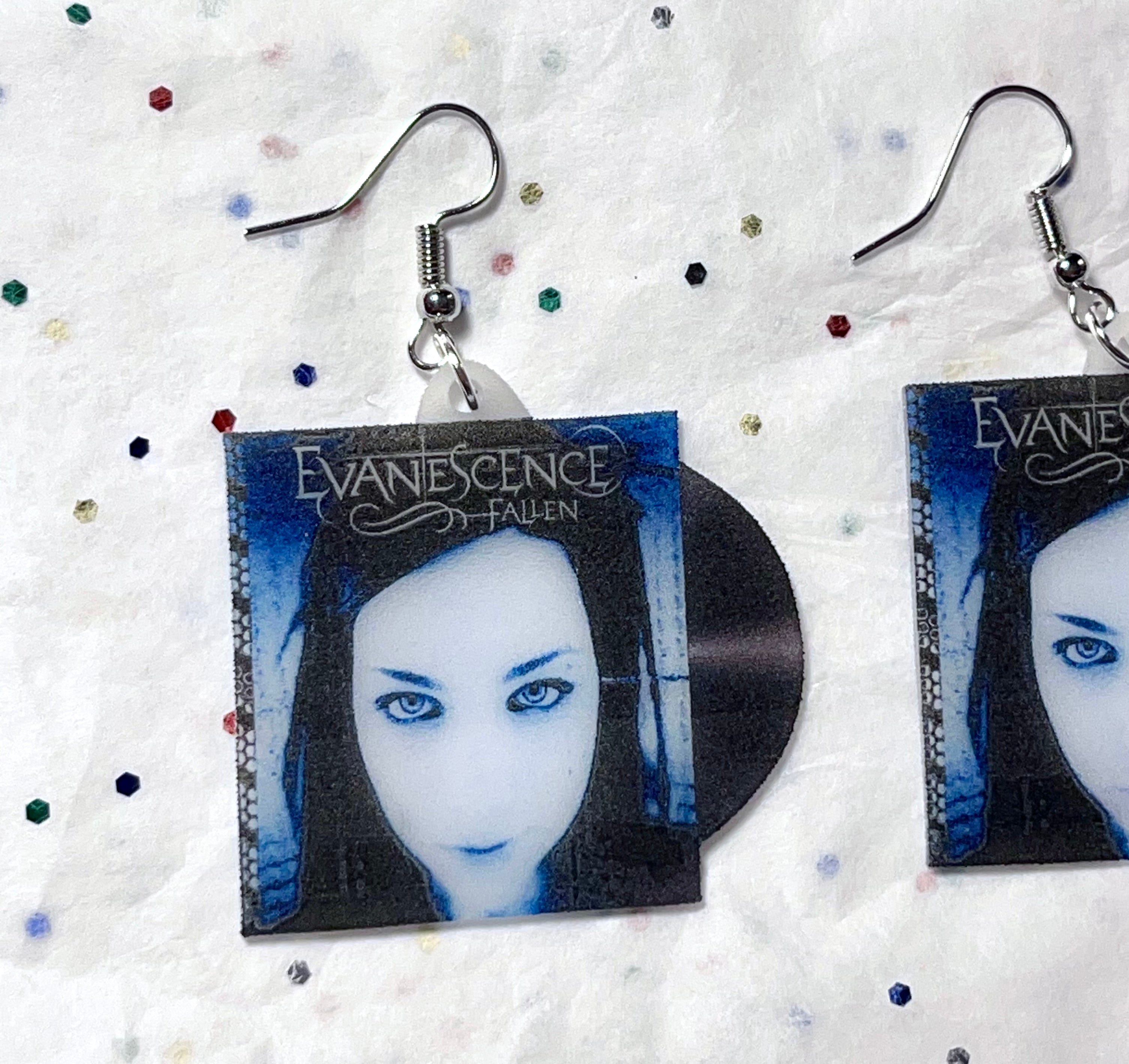 Evanescence Fallen Vinyl Album Handmade Earrings!