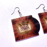 Natasha, Pierre, & the great comet of 1812 Movie Musical Soundtrack Vinyl Album Handmade Earrings!