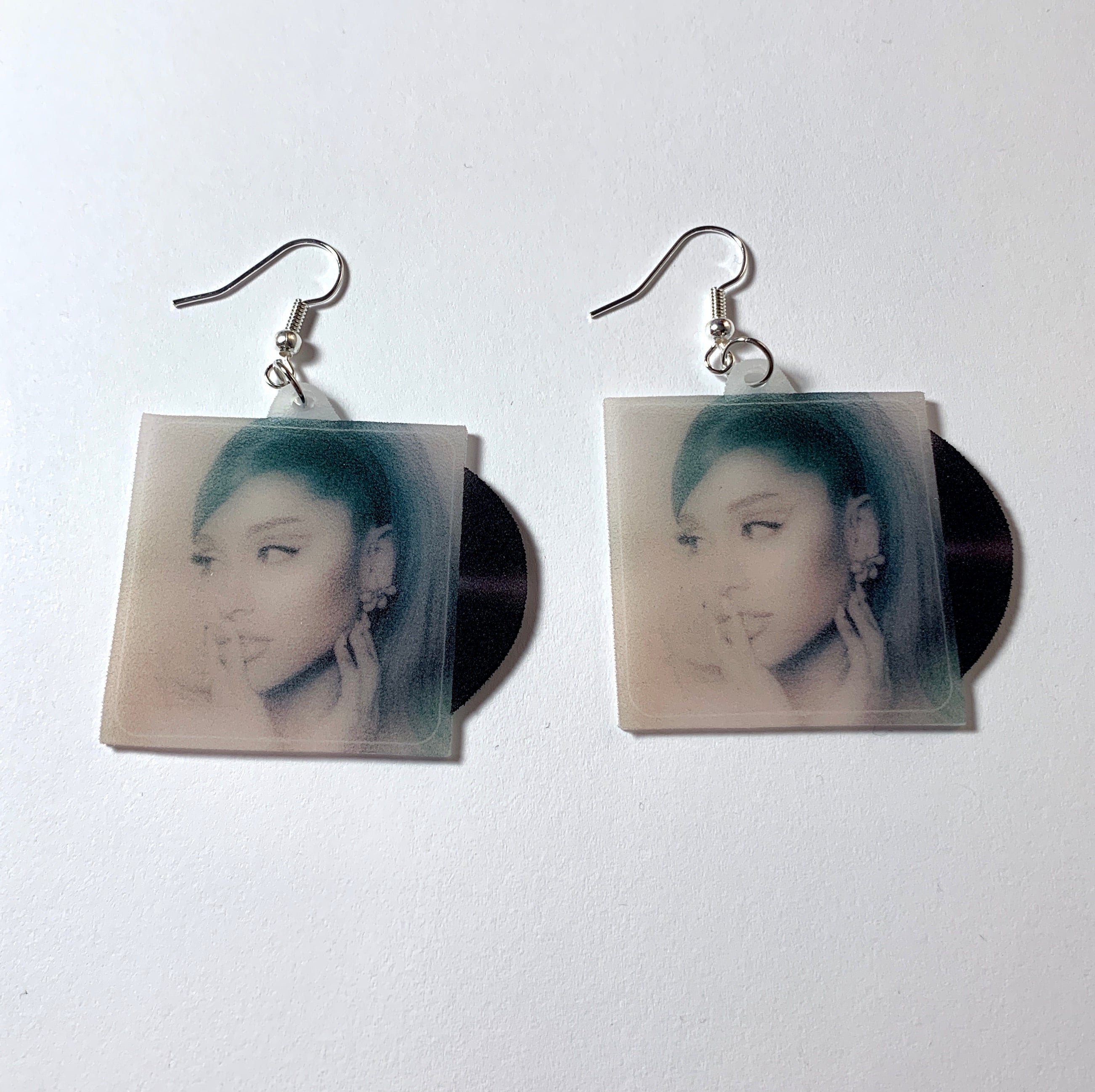 Ariana Grande Positions Vinyl Album Handmade Earrings! – Sam Makes Things