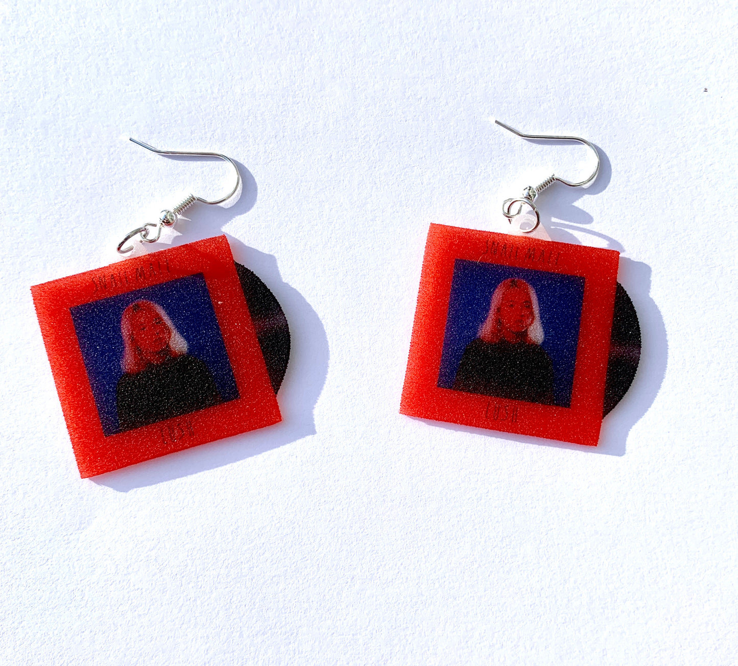 Snail Mail Lush Vinyl Album Handmade Earrings!