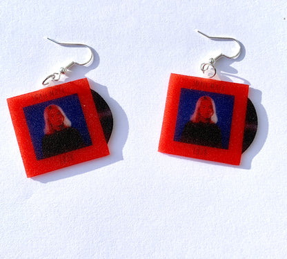 Snail Mail Lush Vinyl Album Handmade Earrings!