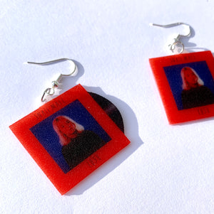 Snail Mail Lush Vinyl Album Handmade Earrings!
