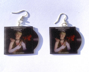 Left at London Collection of Vinyl Albums Handmade Earrings!