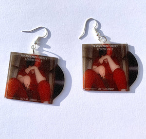 Left at London Collection of Vinyl Albums Handmade Earrings!