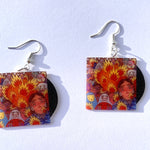 BENEE Fire on Marzz Vinyl Album Handmade Earrings!