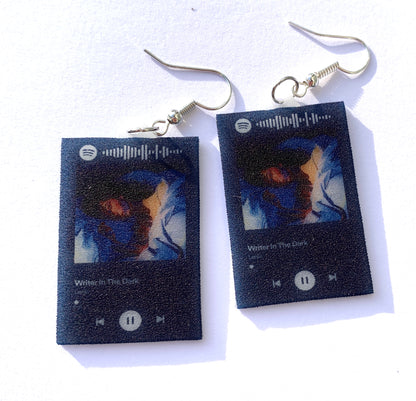 Spotify Song and Code Lookup Handmade Earrings!