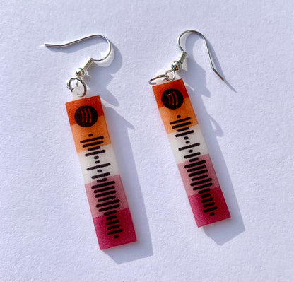 Cute Spotify Code Handmade Earrings!