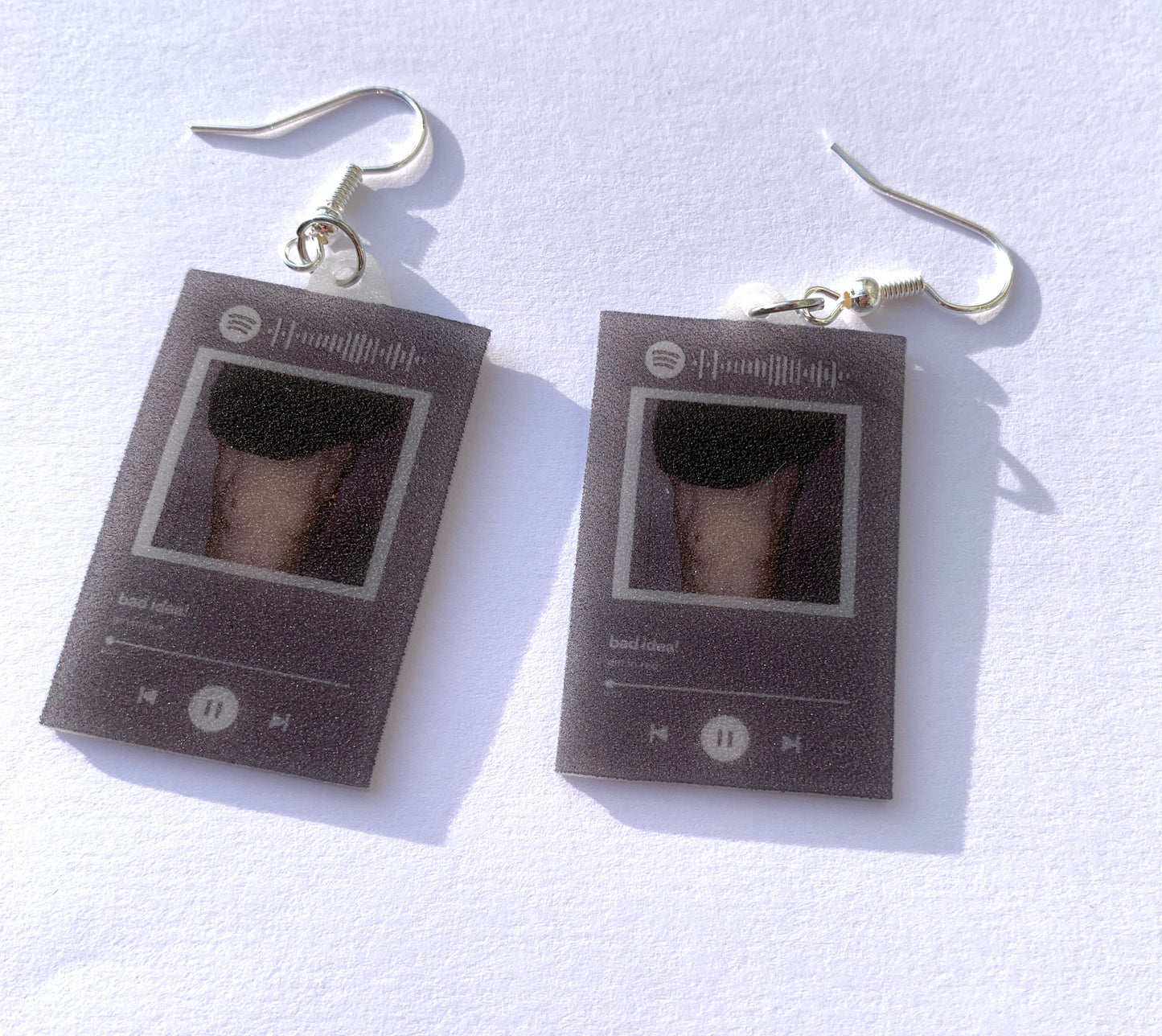 Spotify Song and Code Lookup Handmade Earrings!