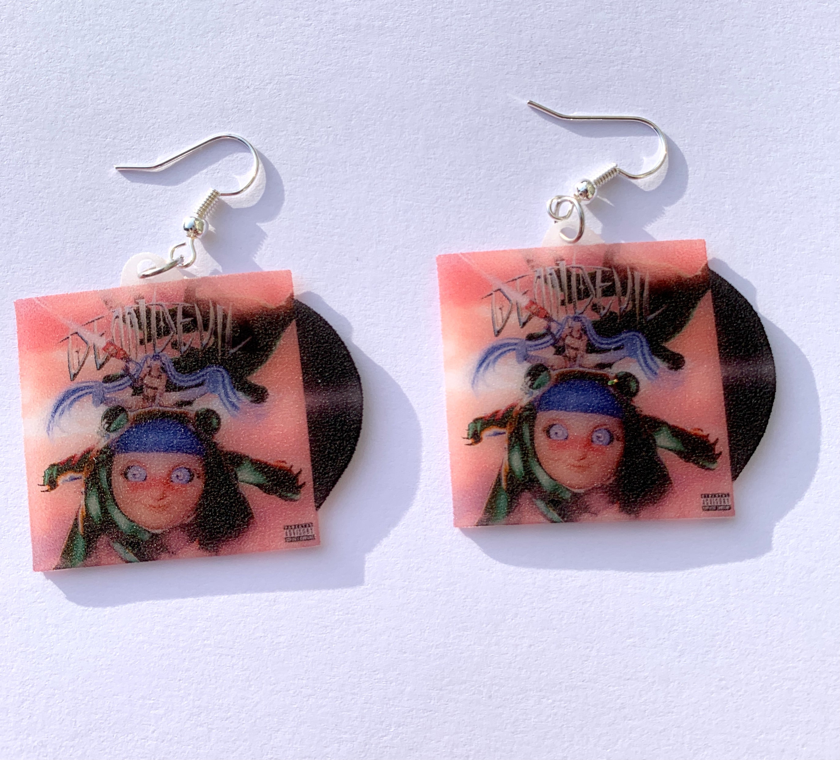 Ashnikko Demidevil Vinyl Album Handmade Earrings!
