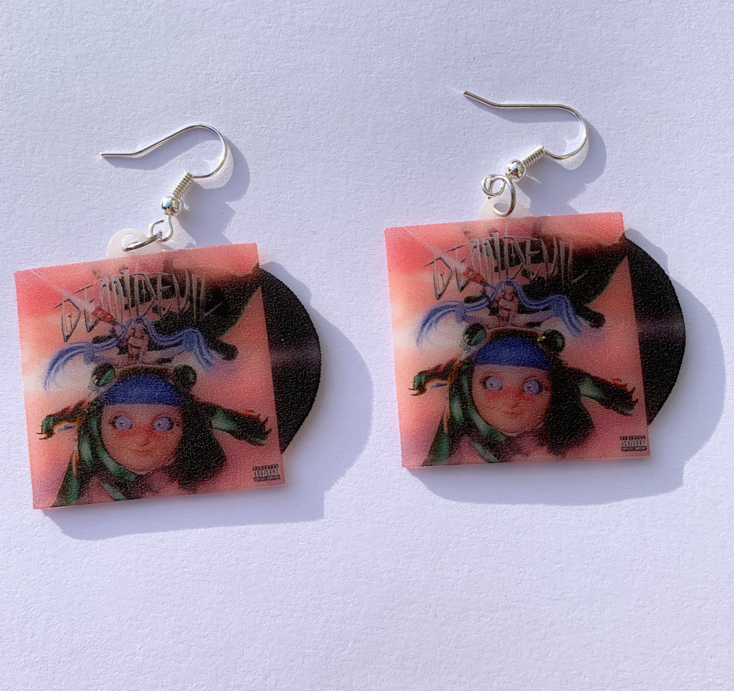 Ashnikko Demidevil Vinyl Album Handmade Earrings!