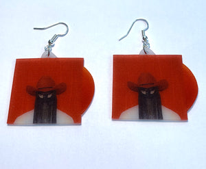 Orville Peck Pony Vinyl Album Handmade Earrings!