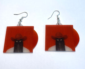 Orville Peck Pony Vinyl Album Handmade Earrings!