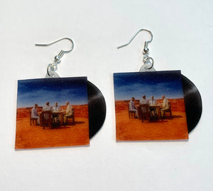Muse Black Holes and Revelations Vinyl Album Handmade Earrings!